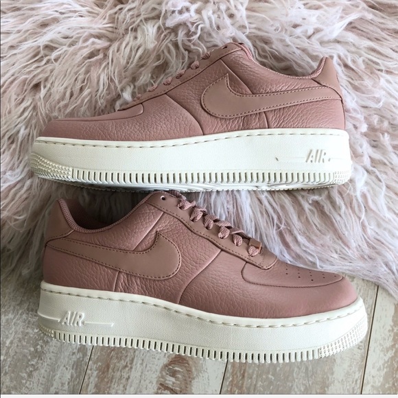 NWT👩🏻🎤Nike Air Force 1 upstep pink leather - Picture 2 of 8